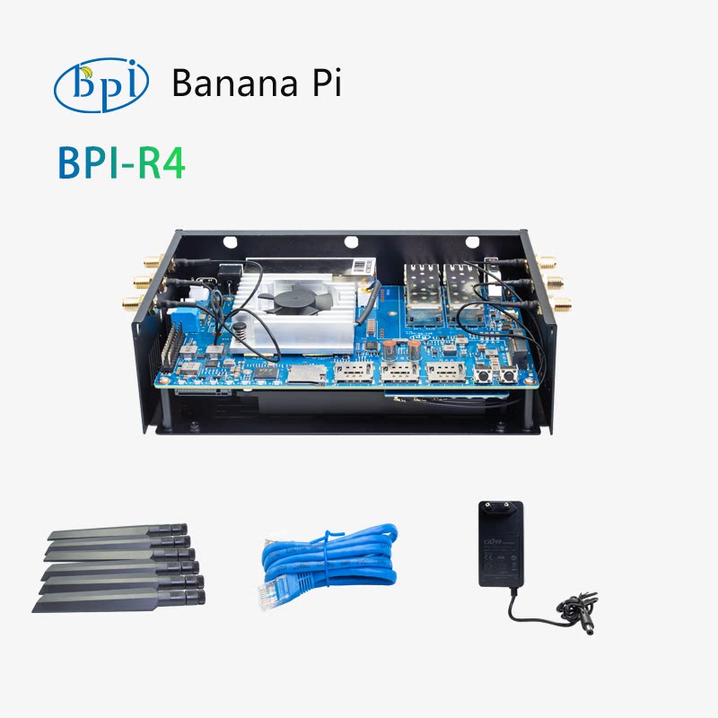 Banana Pi BPI-R4 WiFi 7 Router - Bananapi Bpi R4 Wifi 7 incelemesi ve fiyatı